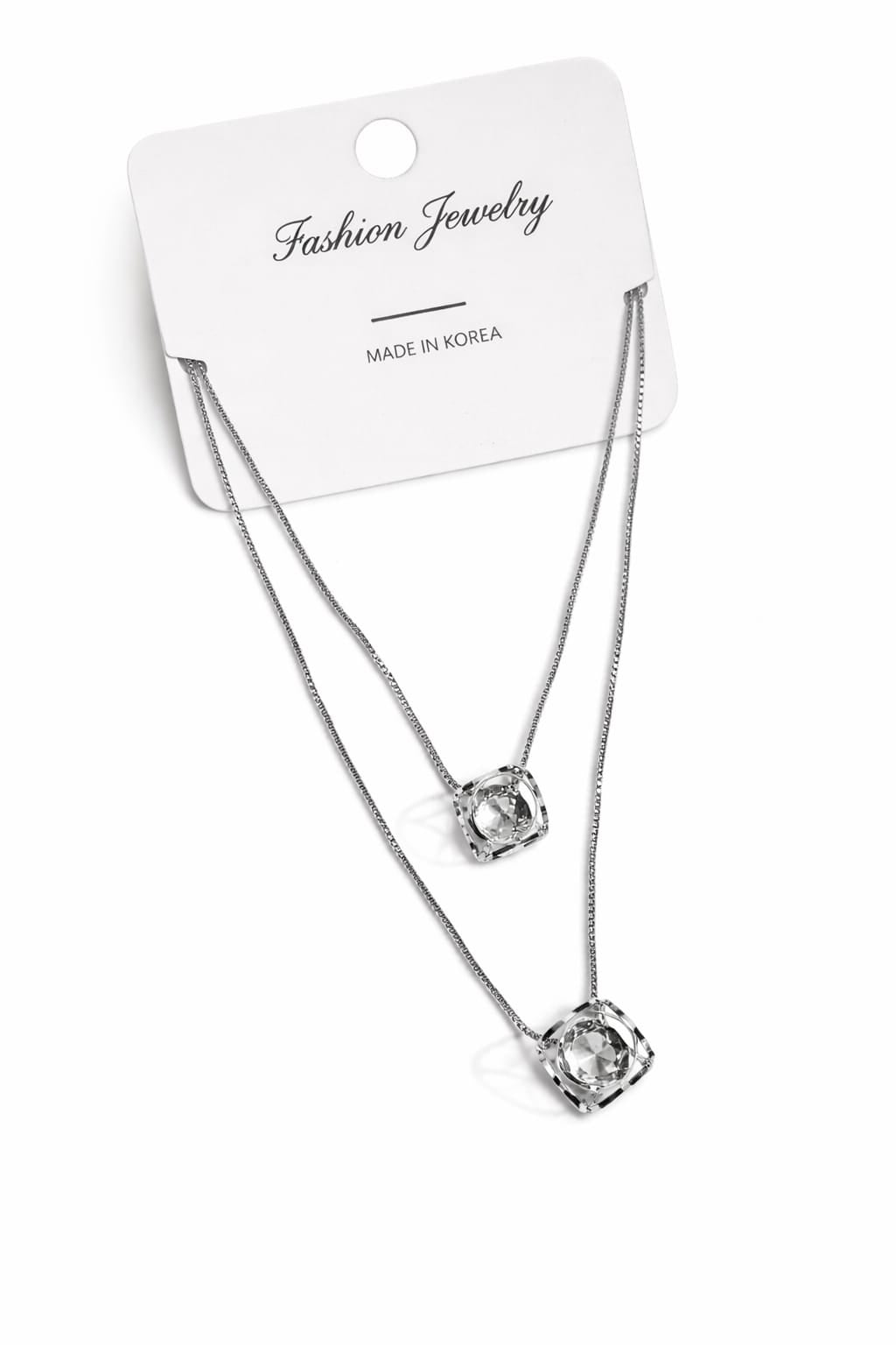 Double Layer Pendant Necklace